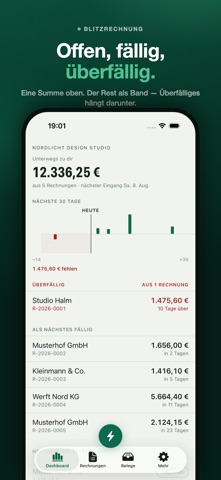 Blitzrechnung: Rechnung & USt — App-Store-Ansicht 2