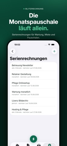 Blitzrechnung: Rechnung & USt — App-Store-Ansicht 5
