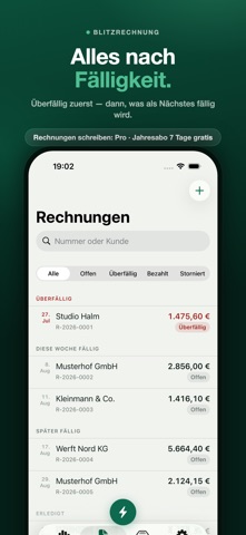 Blitzrechnung: Rechnung & USt — App-Store-Ansicht 6