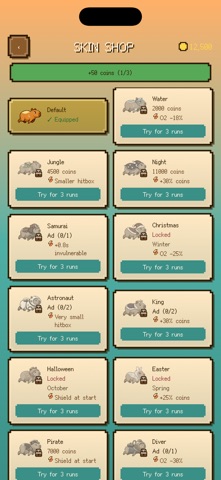 Capybara Dash: River Dive — App Store screenshot 4