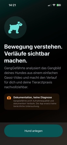 GangGefährte – Hund Gangbild — App-Store-Ansicht 1