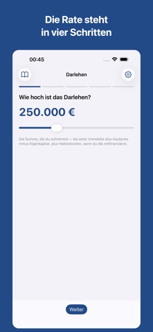 Kreditrechner & Tilgungsplan — App-Store-Ansicht 1