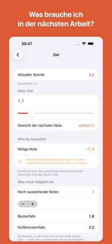 Notenrechner & Zeugnis — App-Store-Ansicht 4