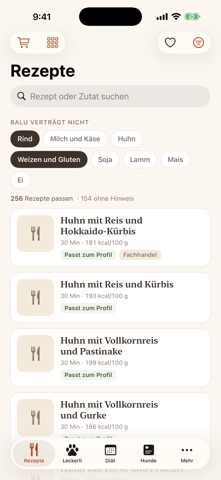 Pfotenküche: Hunde-Rezepte — App-Store-Ansicht 1