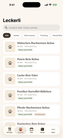 Pfotenküche: Hunde-Rezepte — App-Store-Ansicht 2
