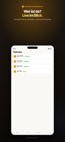 Stundaro – Zeiterfassung — App-Store-Ansicht 2