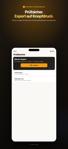 Stundaro – Zeiterfassung — App-Store-Ansicht 3