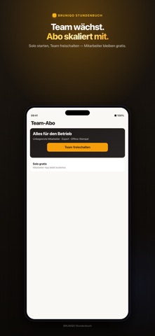 Stundaro – Zeiterfassung — App-Store-Ansicht 6